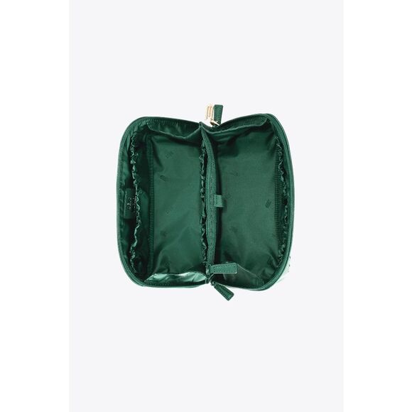 NWT Beis x Wicked Toiletry Kit Cosmetic Bag In Wicked Green - Picture 5 of 6